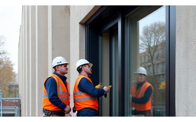 Installation de grande fenetre sur la Residence Voltaire