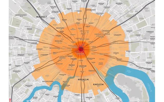 Carte de Paris montrant les zones d'investissement immobilier favorables