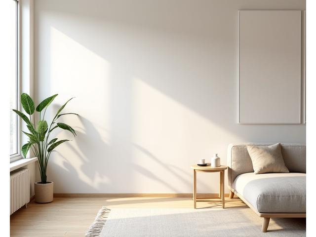 Intérieur lumineux de la résidence Rive Gauche Zen