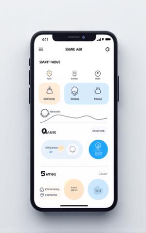 Interface d'application mobile pour la gestion de la maison connectée
